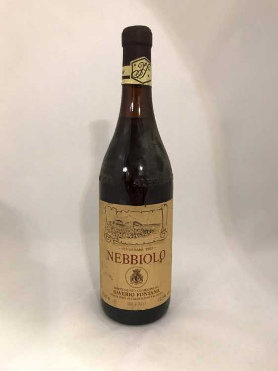 Вино "Nebbiolo Saverio Fontana Vendemmia" 1983 года.