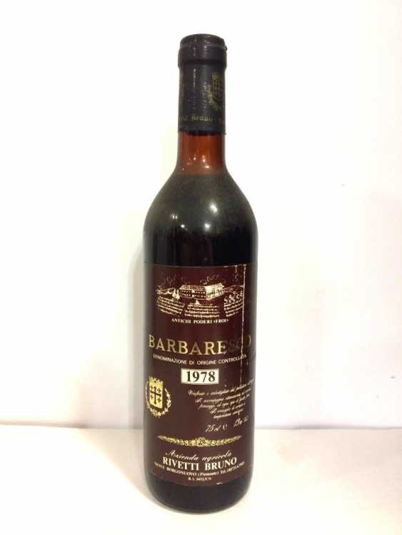 Вино "Barbaresco Antichi Poderi "Frol" Rivetti Bruno" 1978 года