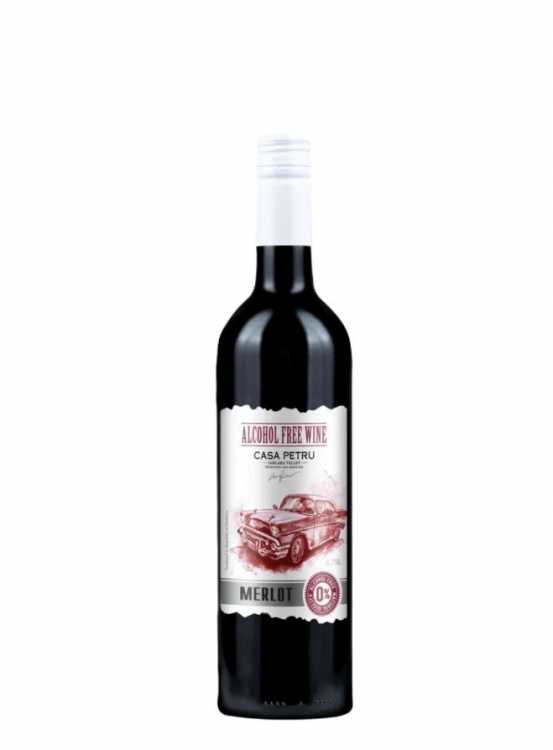 Безалкогольное вино "Casa Petru" Merlot, Mold-Nord. 0,75