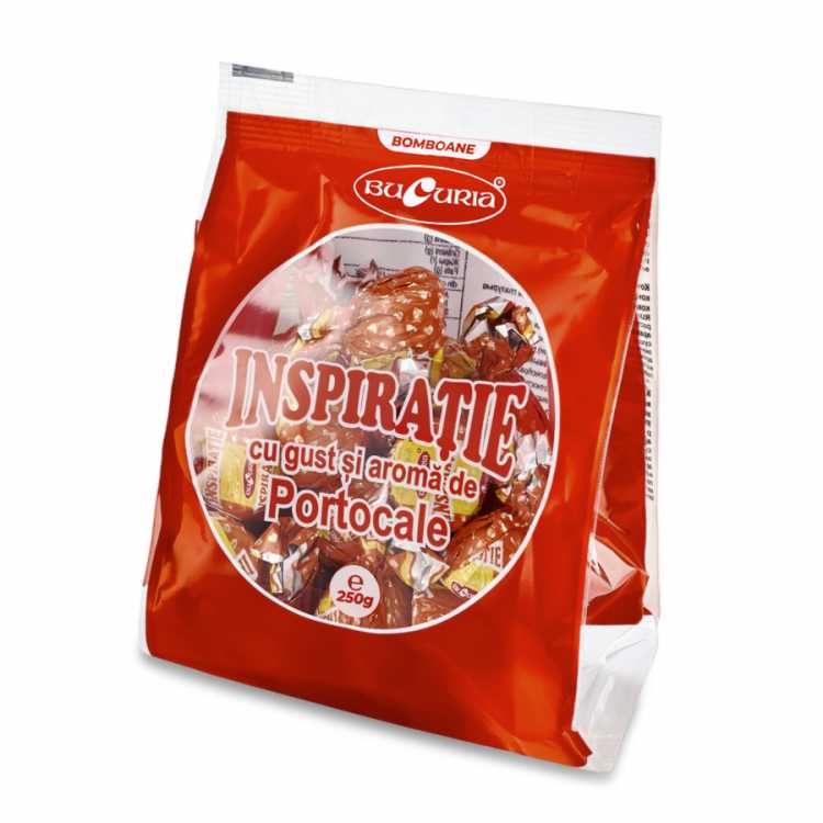 Конфеты "Вдохновение" с апельсином, Букурия, 250 г.