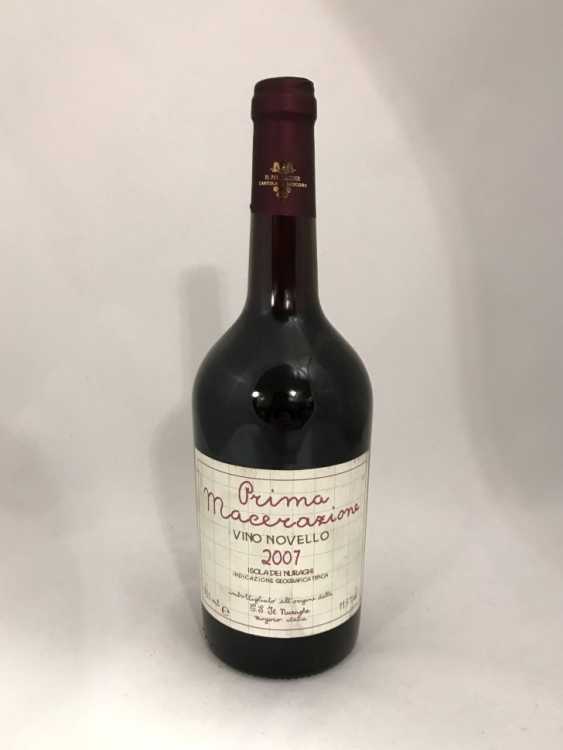 Вино "Prima Macerazione Vino Novello" 2007 года.