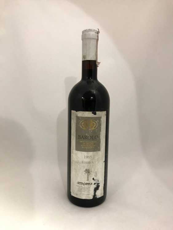 Вино "Barolo Stroppia" 1985 года.
