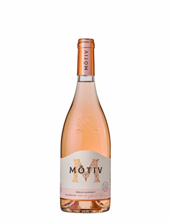 Вино «Motiv» 2024 Merlot & Saperavi, Domeniile Cuza. 0,75