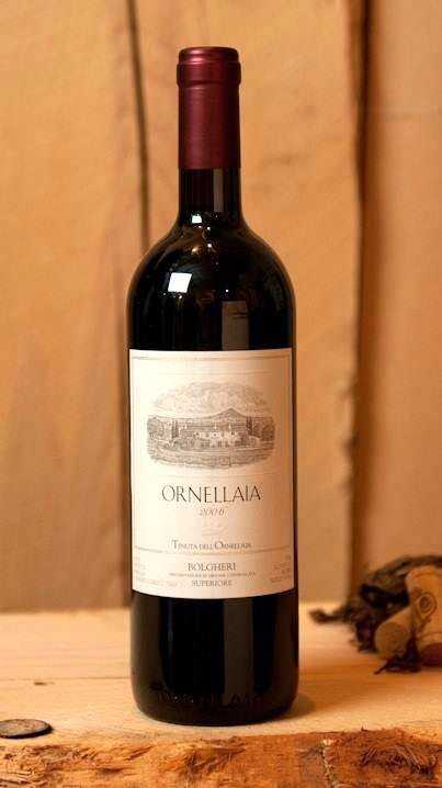 Вино "Ornellaia" 2000 года.