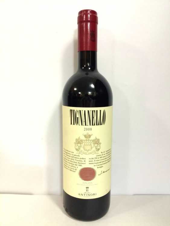 Вино "Tignanello" 2008 года.