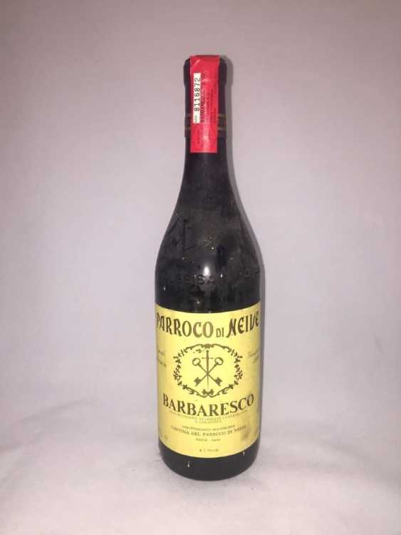 Вино "Barbaresco Parroco Di Neive" 1986 года.