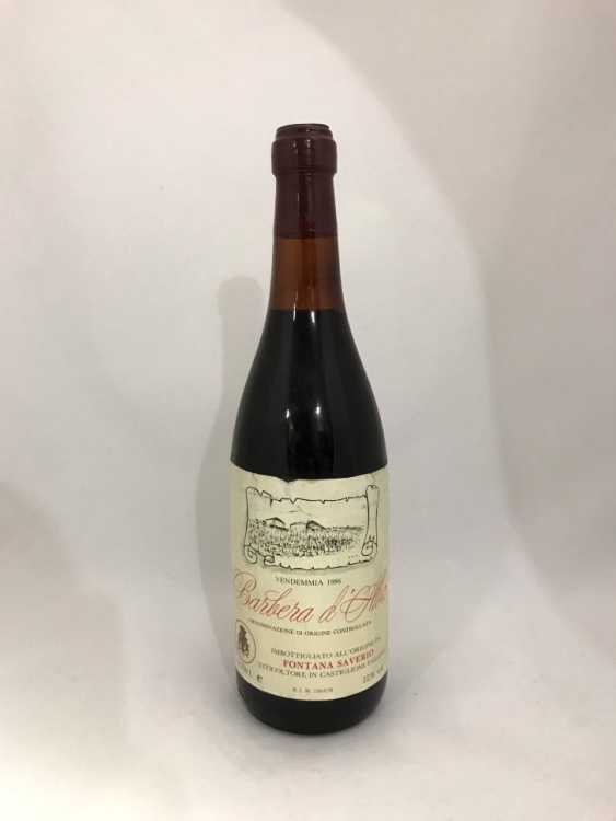 Вино "Barbera d'Alba Fontana Saverio" 1986 года.