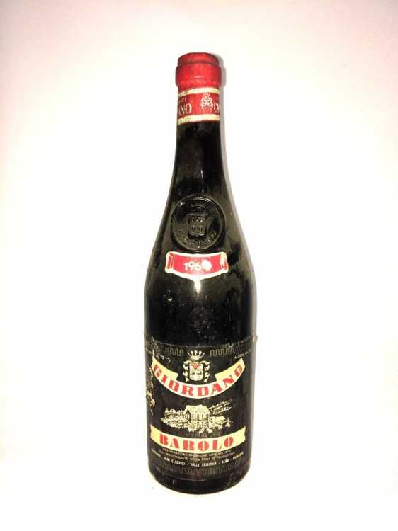 Вино "Barolo Giordano" 60-е года.