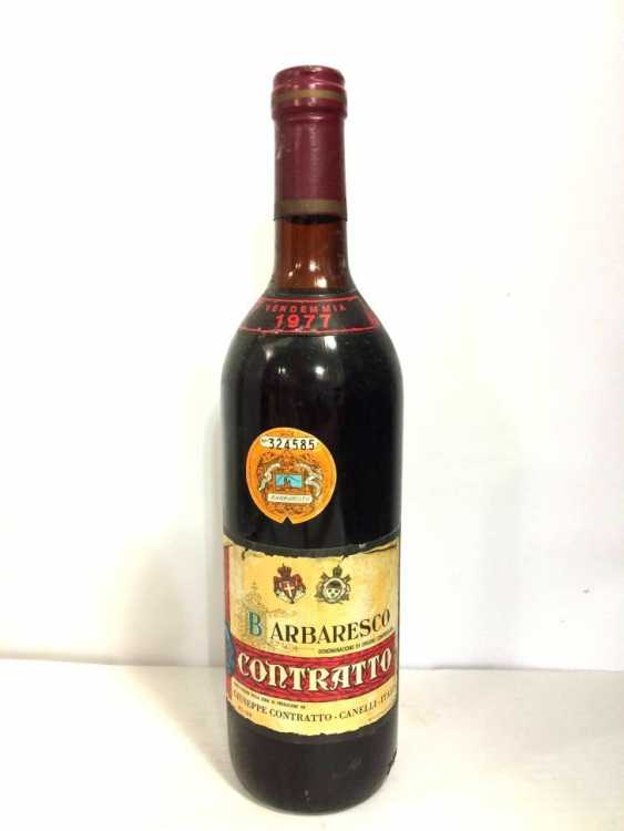 Вино "Barbaresco Contratto" 1977 года урожая.