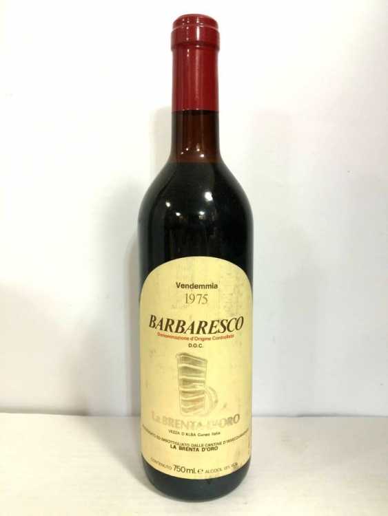 Вино "Barbaresco La Brenta D'Oro" 1975 года.