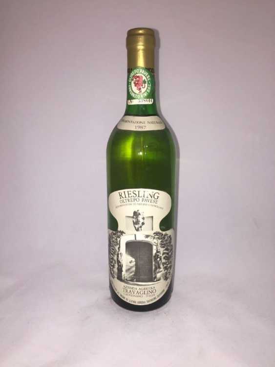 Вино "Oltrepo Pavese, Riesling  Azienda Agricola Travaglino" 1987 года.