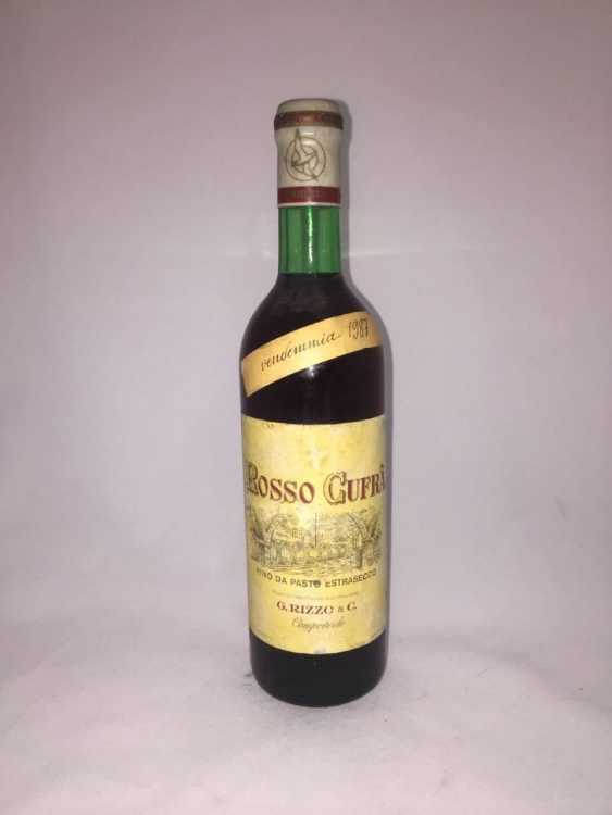 Вино "Rosso Cufra G.Rizzo &C." 1987 года.