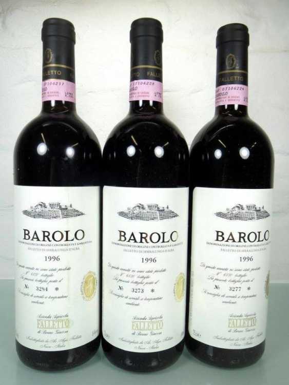 Вино "Barolo" Falletto 1996 года.