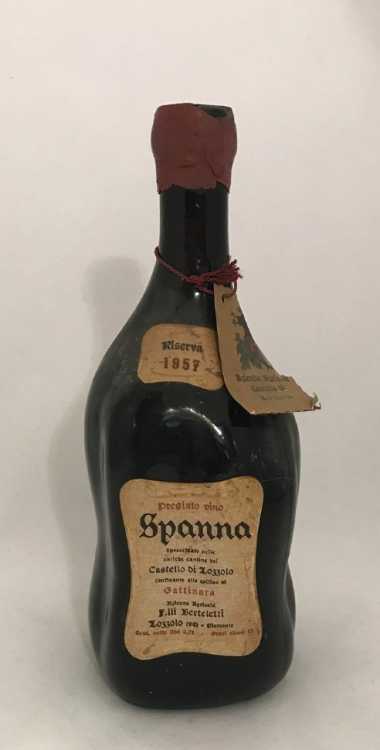 Вино "Spanna Gattinara F.lli Berteletti" 1957 года.