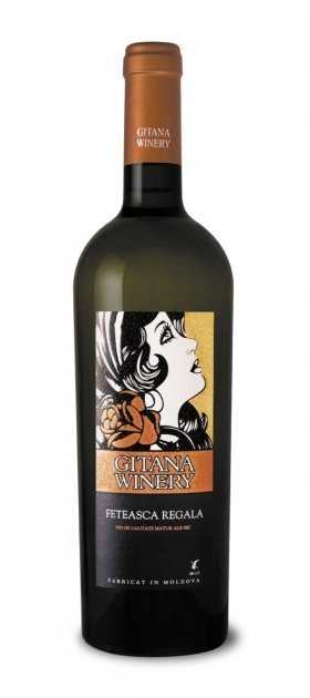 Вино "Фетяска Регалэ" 2015 Gitana Winery. 0,75 л.