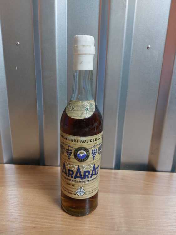 Армянский коньяк "Арарат 4 звезды" экспорт в Германию. 1978 год. 