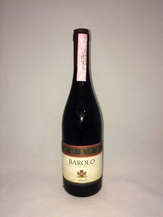 Вино "Barolo Soria" 2002 года.