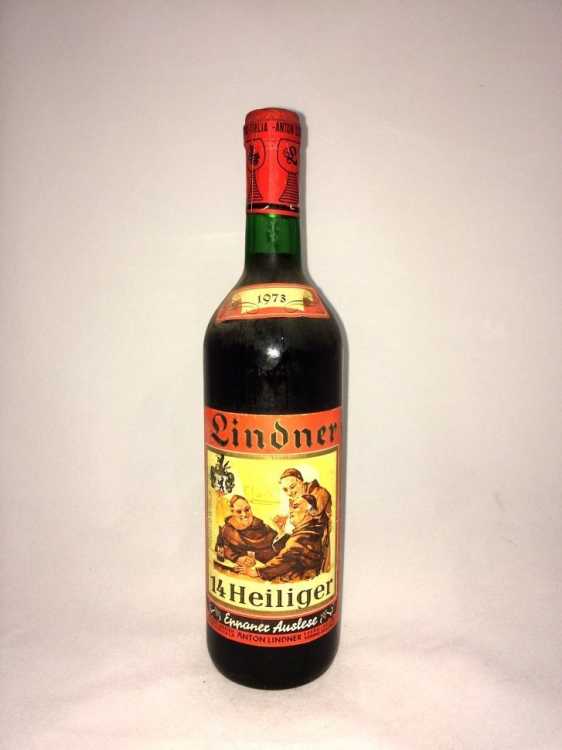 Вино "Lindner 14 Heiliger" 1973 года.