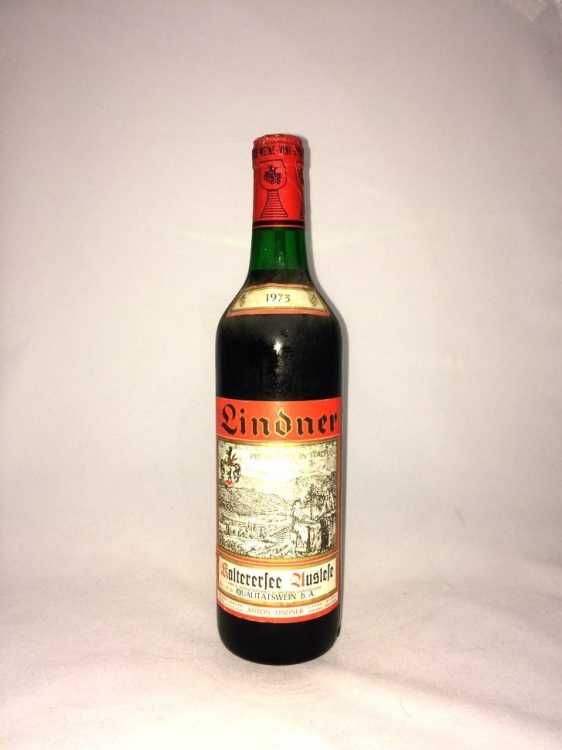 Вино "Lindner Kalterersce Auslese" 1973 года.