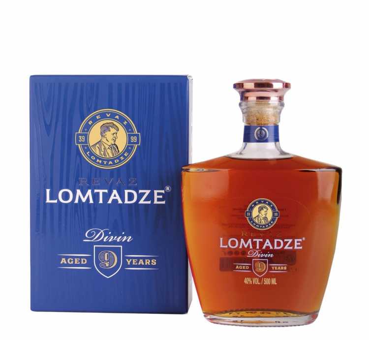Коньяк «Revaz Lomtadze» 9 лет, KVINT. 0,5