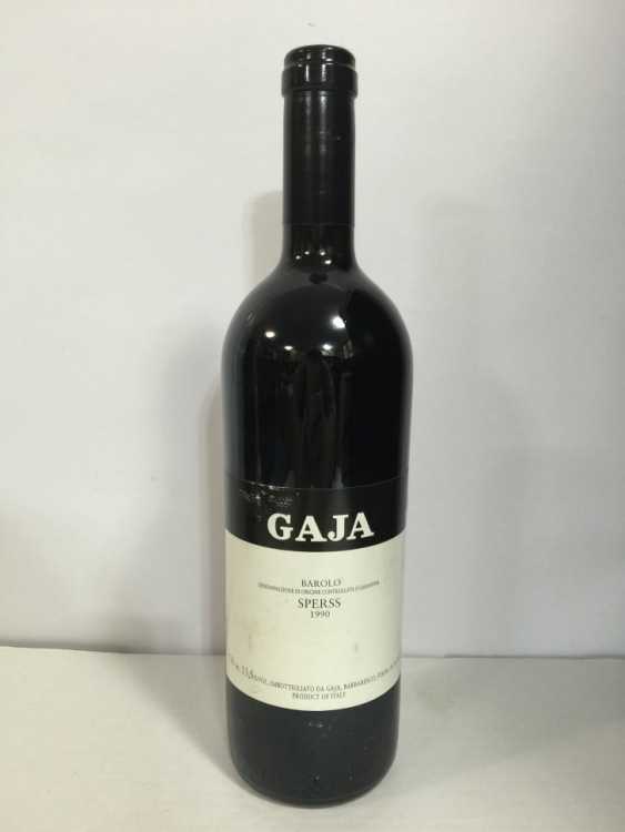 Вино "Angelo Gaja Sperss" 1990 года.