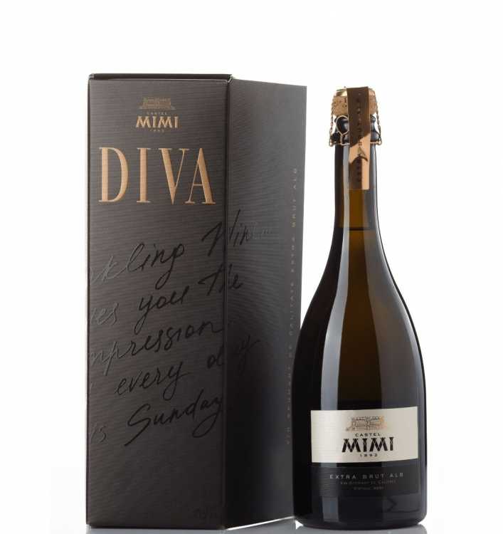 Шампанское «Diva» 2021 белое экстра-брют, Castel Mimi. 0,75 в коробке Шампанское «Diva» 2021 белое экстра-брют, Castel Mimi. 0,75 в коробке
