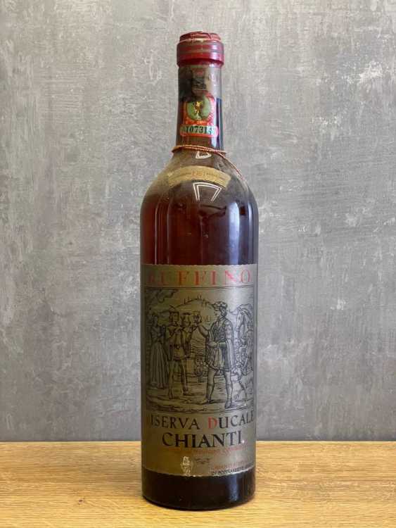 Вино Ruffino Chianti Riserva Ducale 1961 года