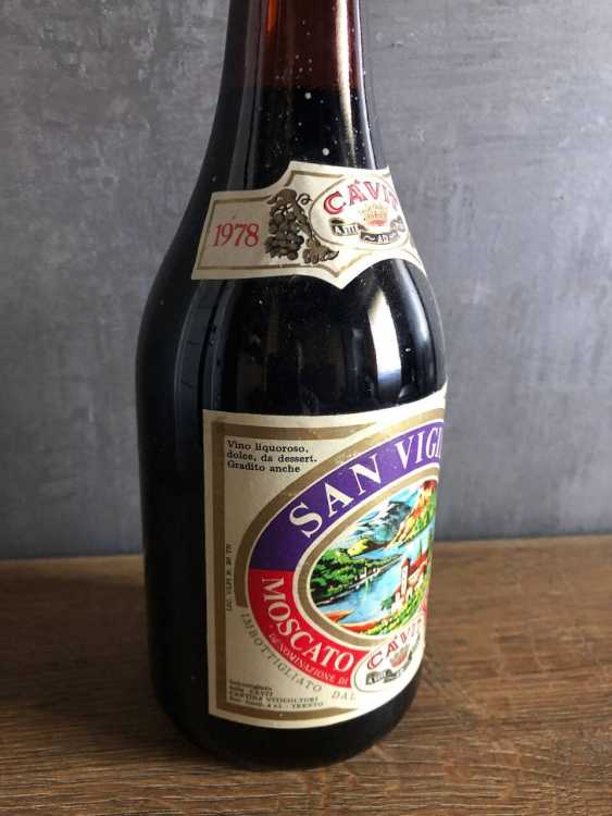 Вино "San Vigilio Moscato Dolce" 1978 года. 0,75L