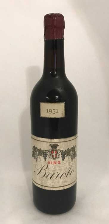 Вино "Barolo" 1951 года.