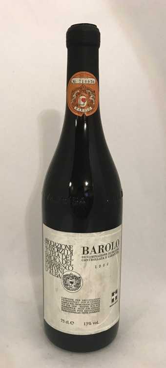 Вино "Barolo Associazone Consorzi Di Tutela Del Barolo, Del Barbaresco E Dei Vini D'Alba" 1986 года.
