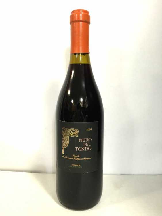 Вино "Nero Del Tondo, Tenuta Poggio Casciano, Ruffino" 1990 года.