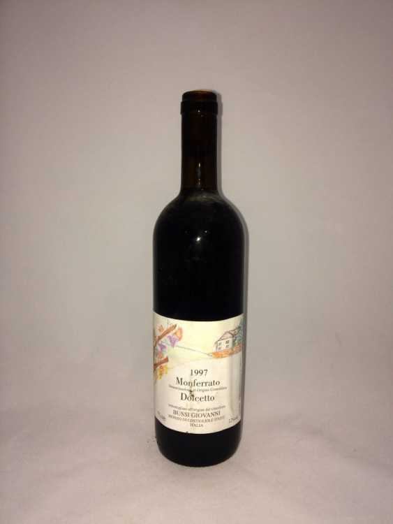 Вино "Monferrato Dolcetto Bessi Giovanni" 1997 года.