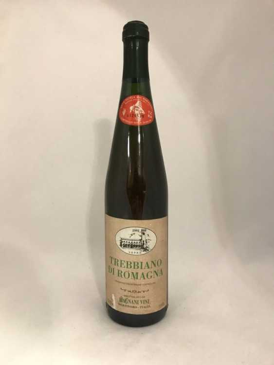 Вино "Trebbiano Di Romagna Magnani Vini" 1991 года.