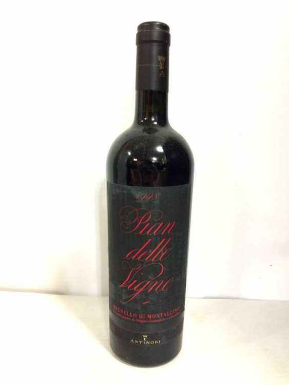 Вино "Brunello di Montalcino Plan delle Vigne Antinore" 1998 года.