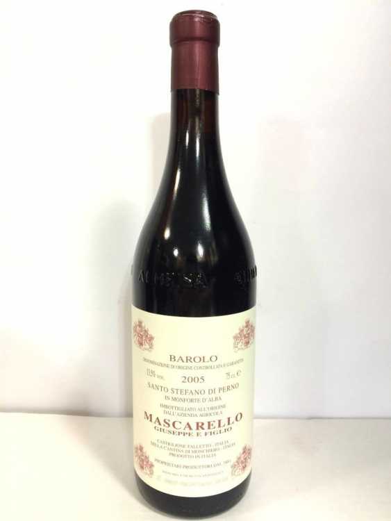 Вино "Barolo Mascarello" 2005 года урожая.