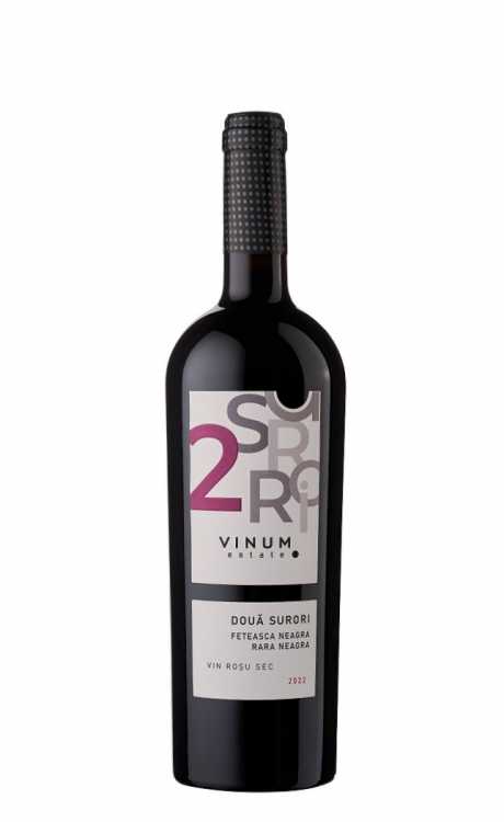 Вино «2 Surori» 2022 Feteasca Neagra - Rara Neagra, Vinum Estate. 0,75